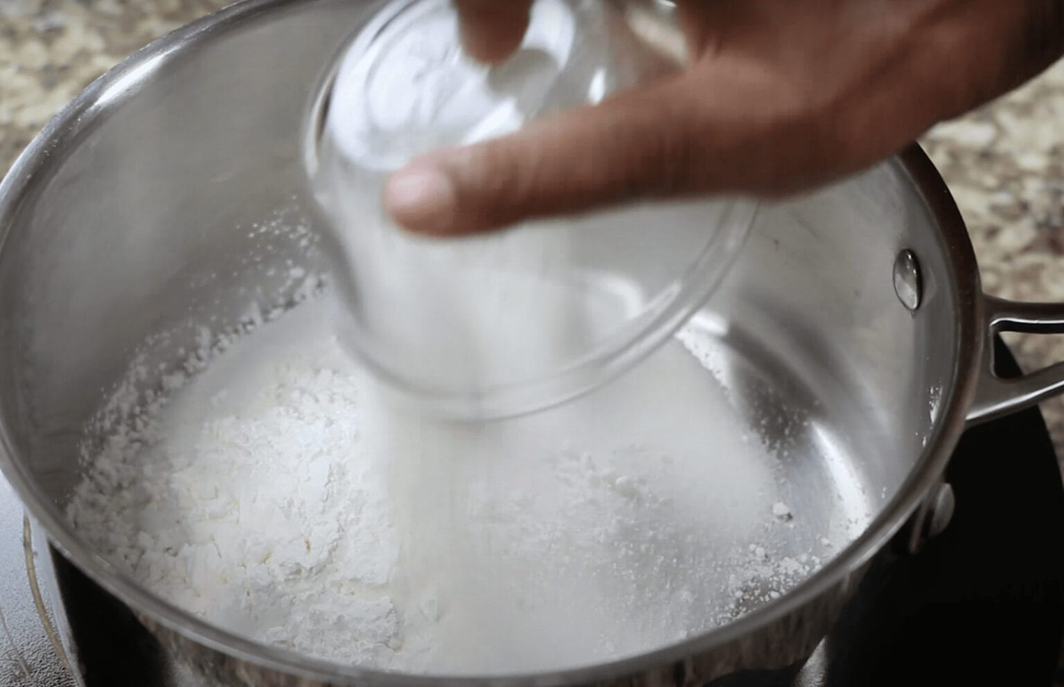 sugar and flour